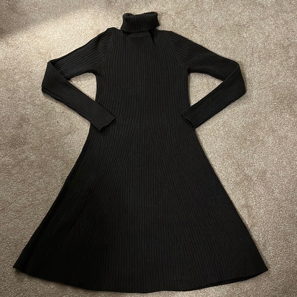 NWOT Banana Republic ribbed sweater dress in gray